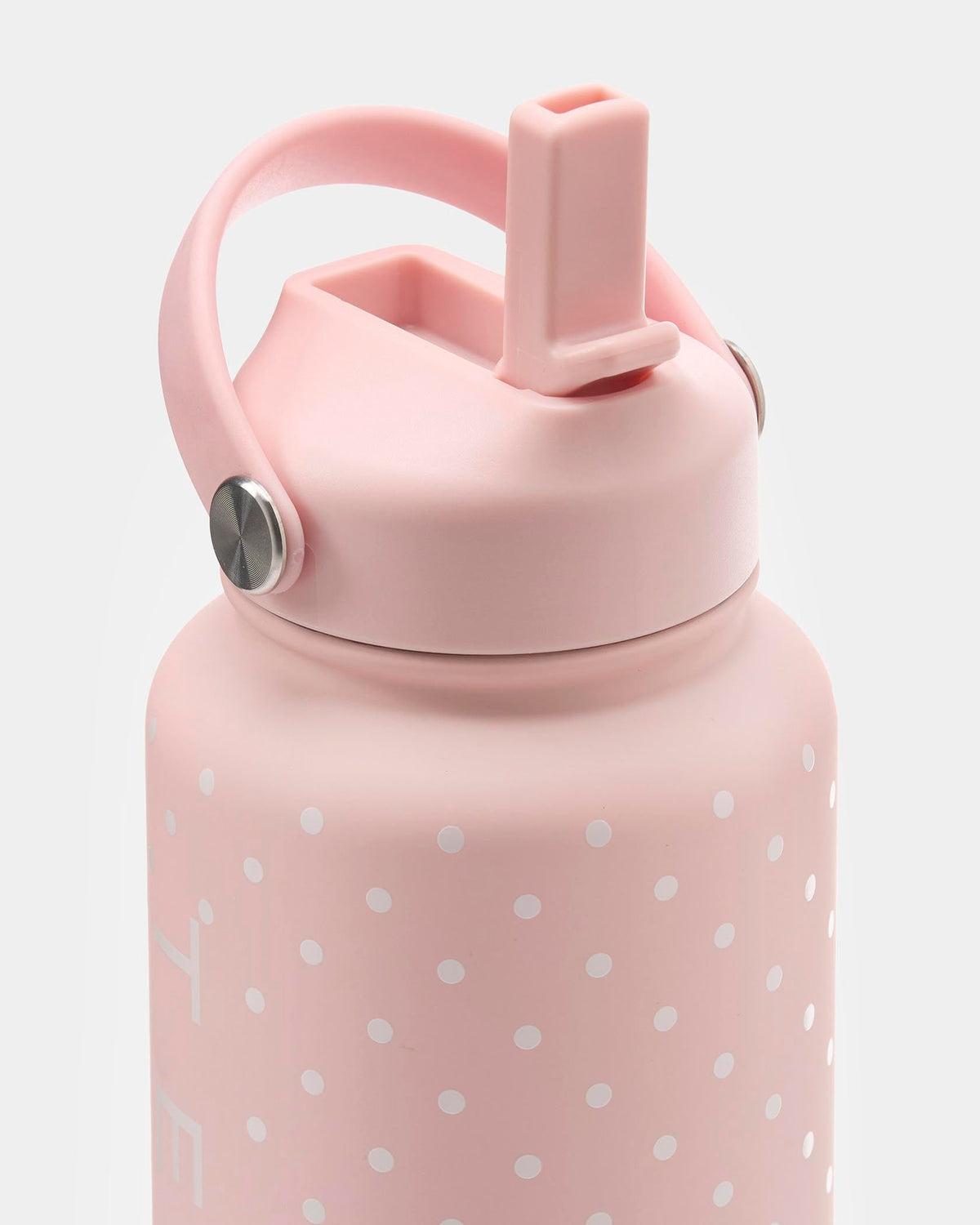 Gourde « pois sur fond rose »