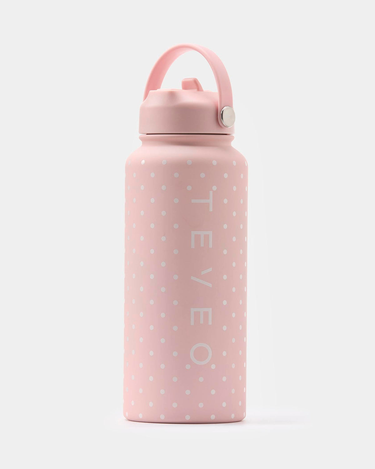 Gourde « pois sur fond rose »
