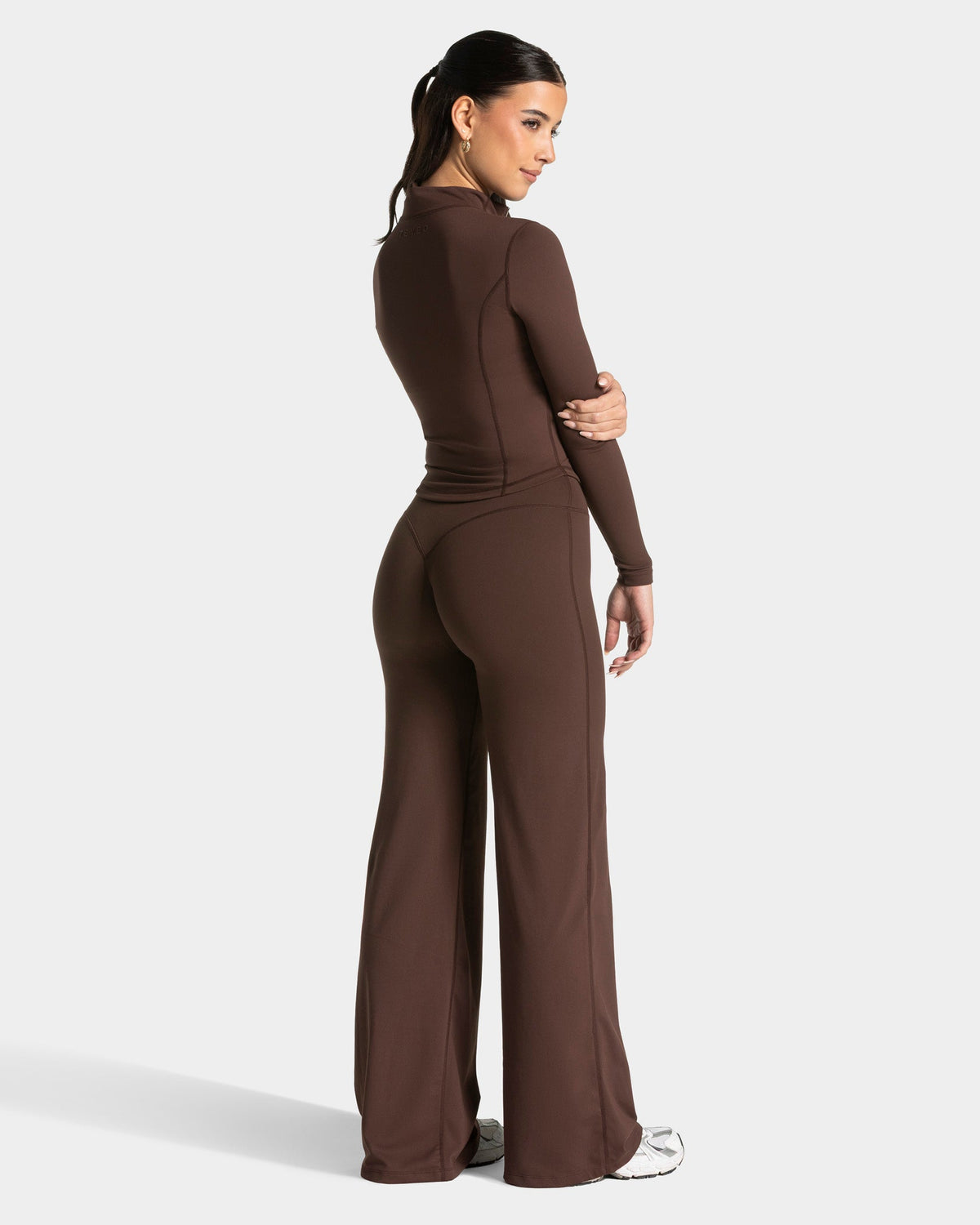 Veste de sport zippée sculptante Allrounder « Espresso - doré »