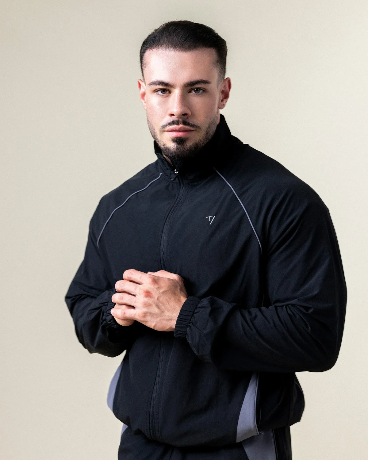 Veste de sport zippée Track « noir »