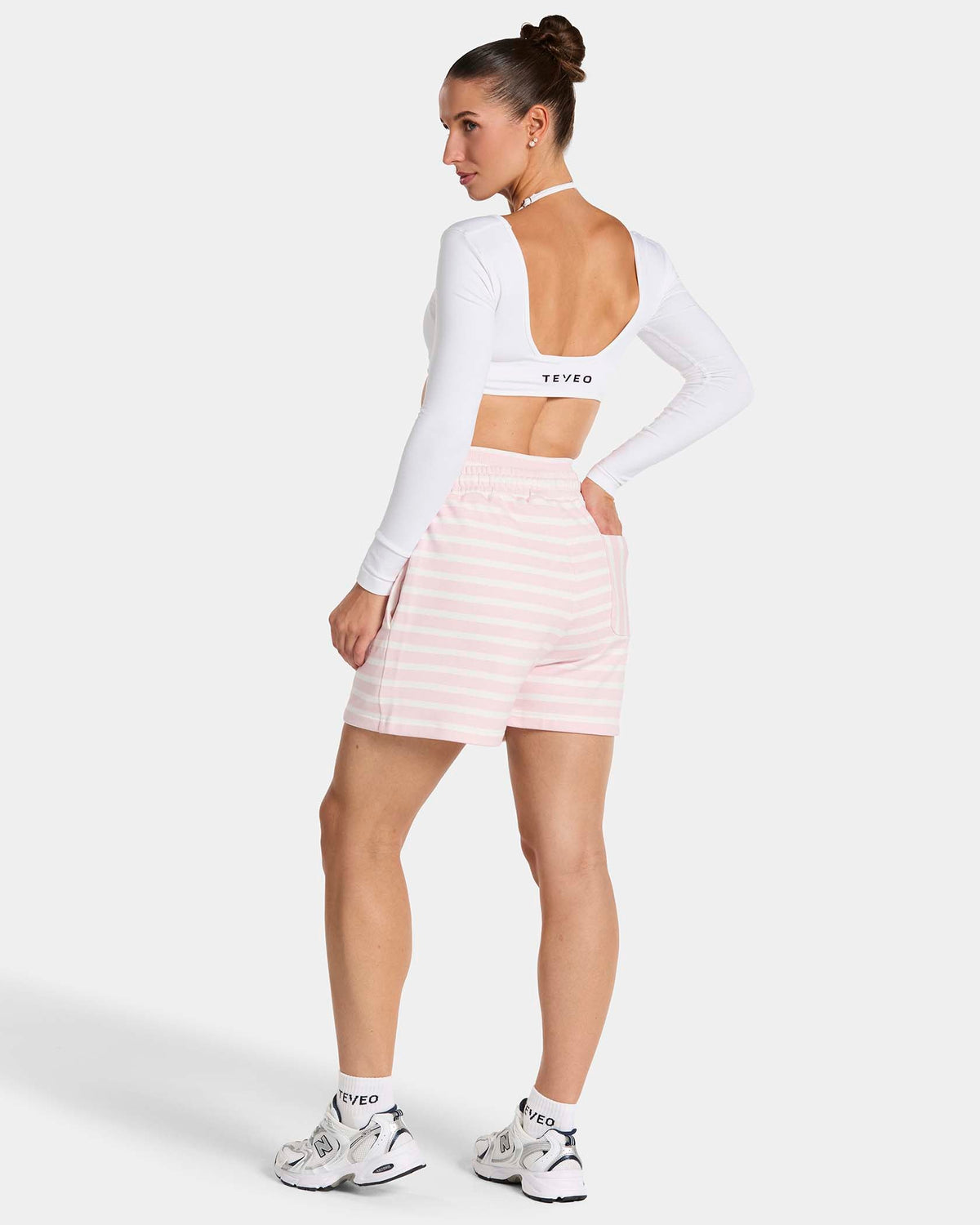 Short oversize Contrastline « Stripe Blossom »