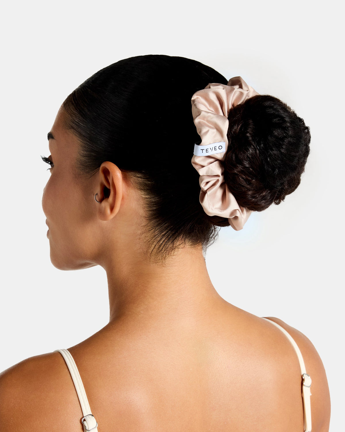 Contrastline Scrunchies (2er-Pack) "Bambidots - Chestnut"