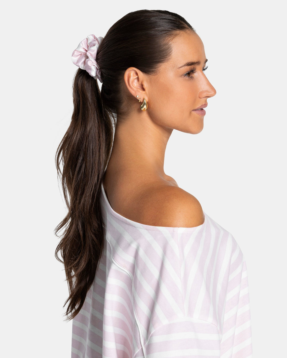 Paire de chouchous Contrastline « Stripe - Blossom »