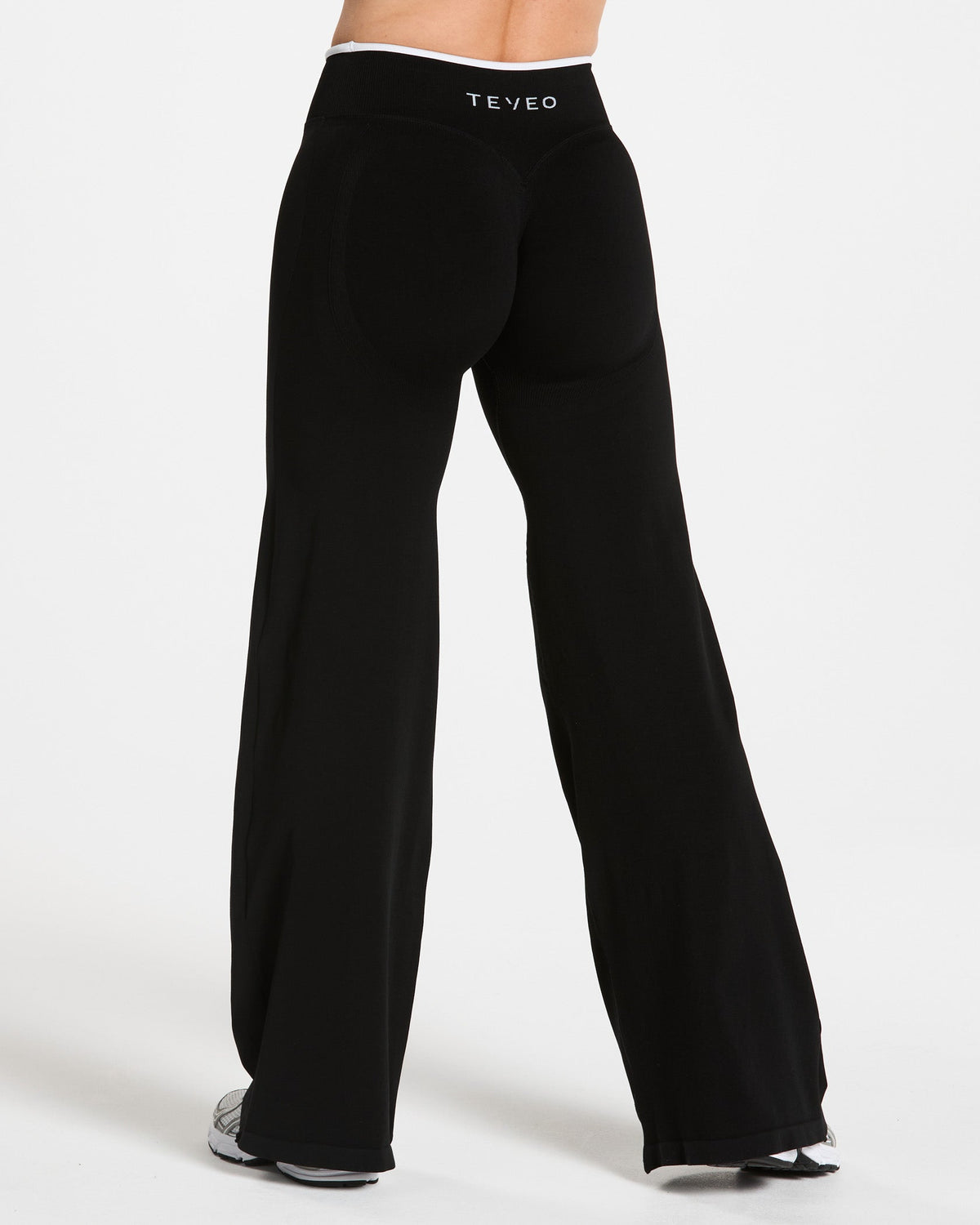 Pantalon Straight Leg Sculpt Scrunch Contrastline coupe longue « noir »