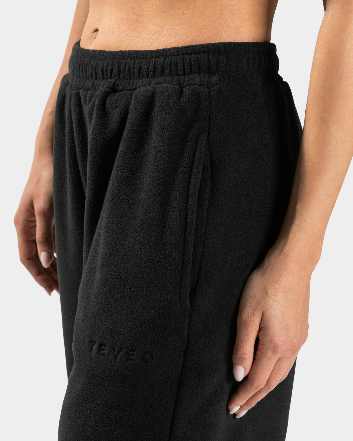 Pantalon de jogging Straight Leg en polaire « noir »