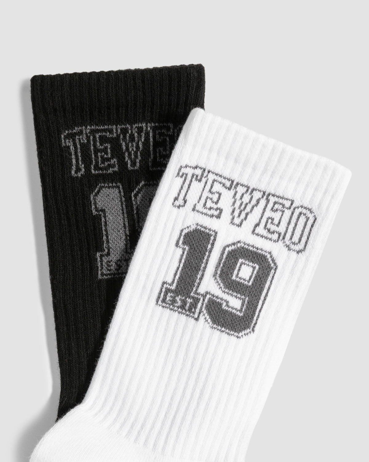 Chaussettes Football (2 paires) « Noir/blanc »