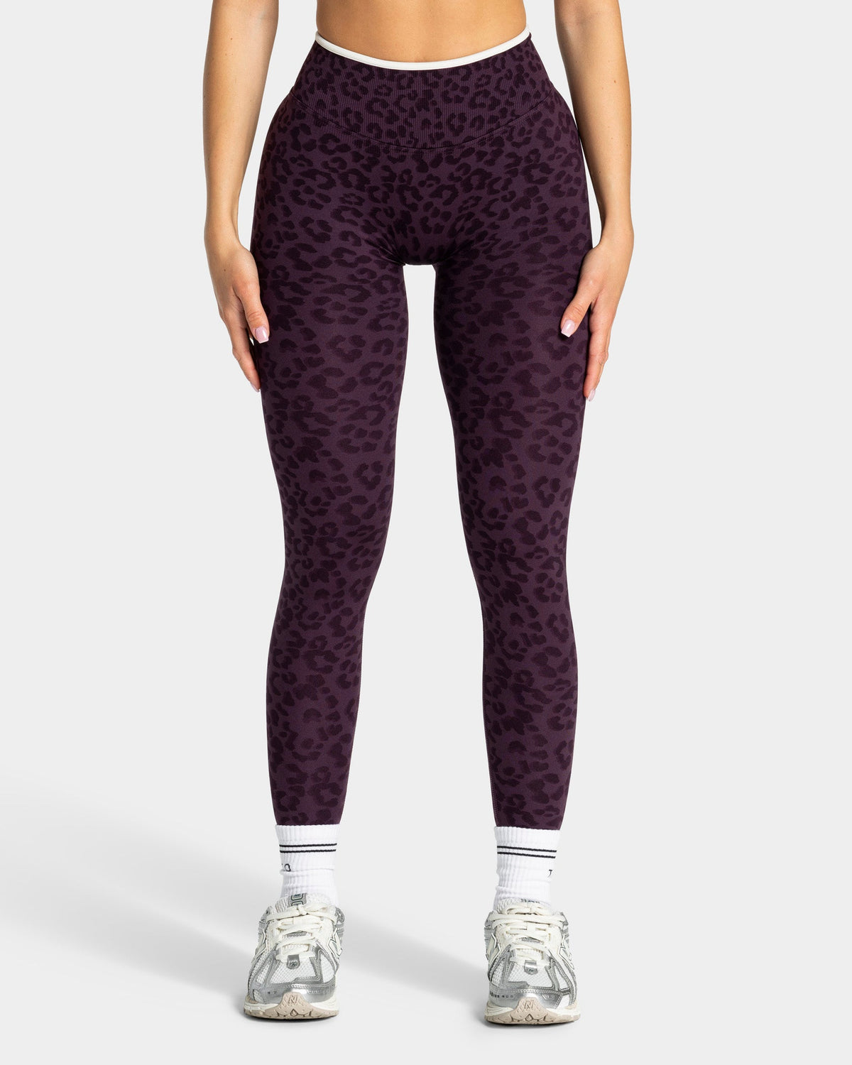 Legging Sculpt Scrunch Contrastline « Léopard Blackberry »