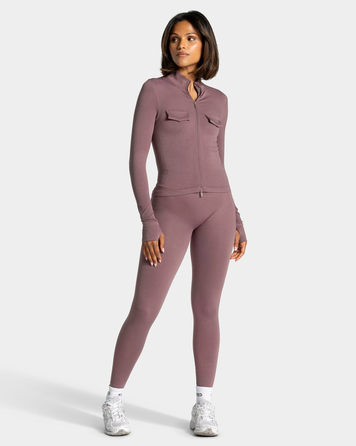 Veste de sport cargo zippée Lift « Mauve »