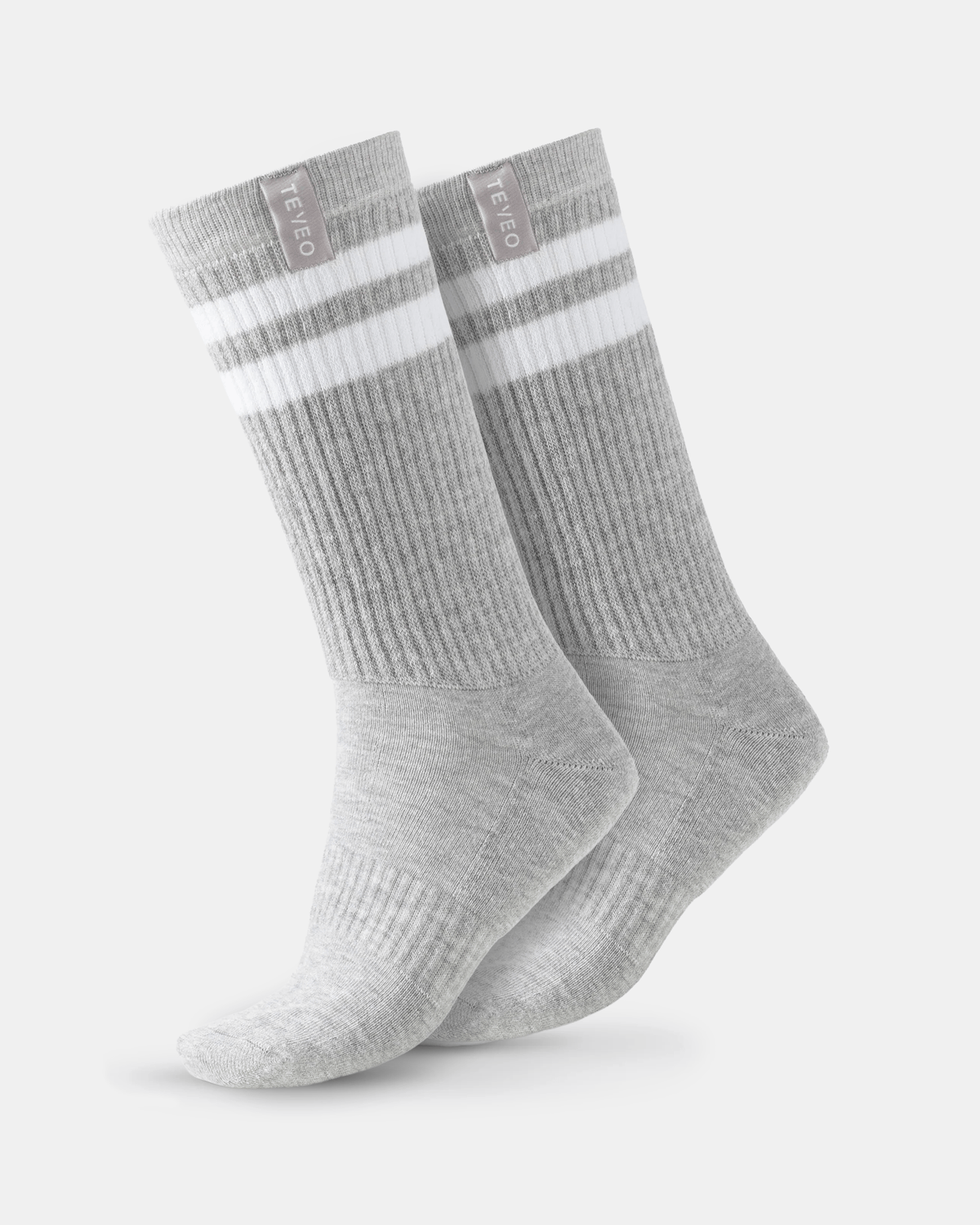 Chaussettes XXL Lift (2 paires) « gris clair/blanc »
