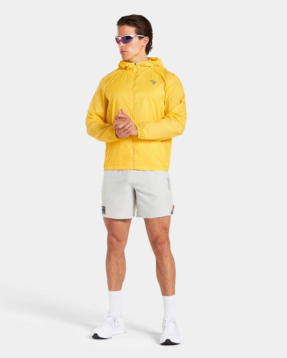 RUN Lightweight Zip Jacke "Gelb"