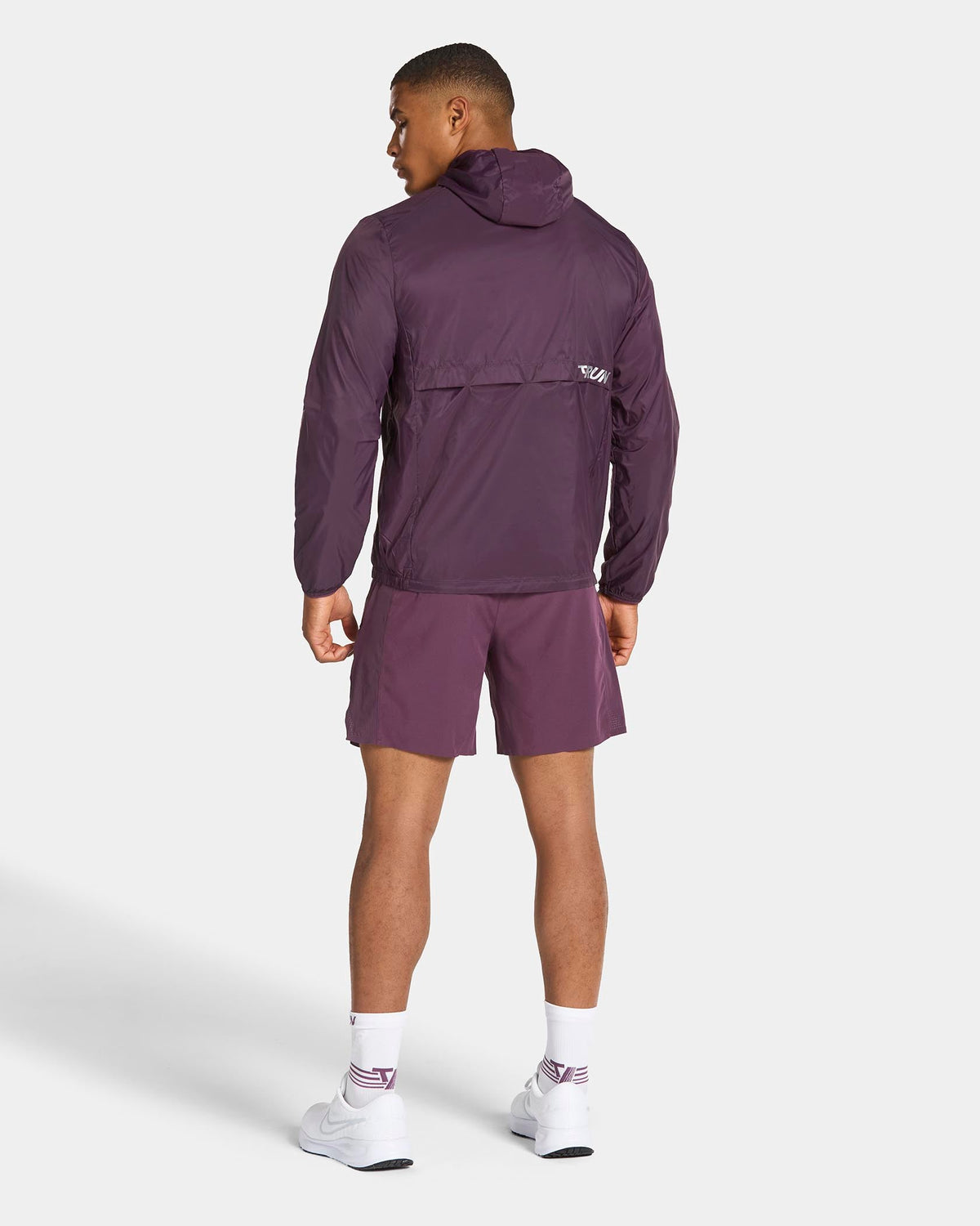 Veste de sport zippée et légère RUN « Dusty Purple »