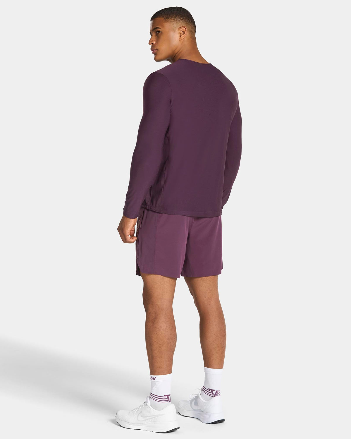 Haut à manches longues RUN « Dusty Purple »