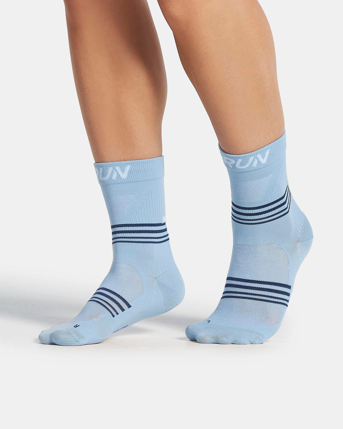Chaussettes Performance RUN (2 paires) « Ice Blue - blanc »