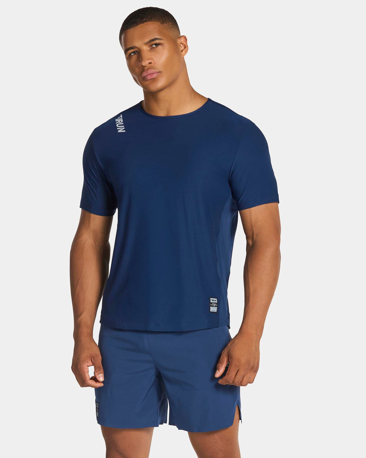 T-shirt RUN « bleu foncé »