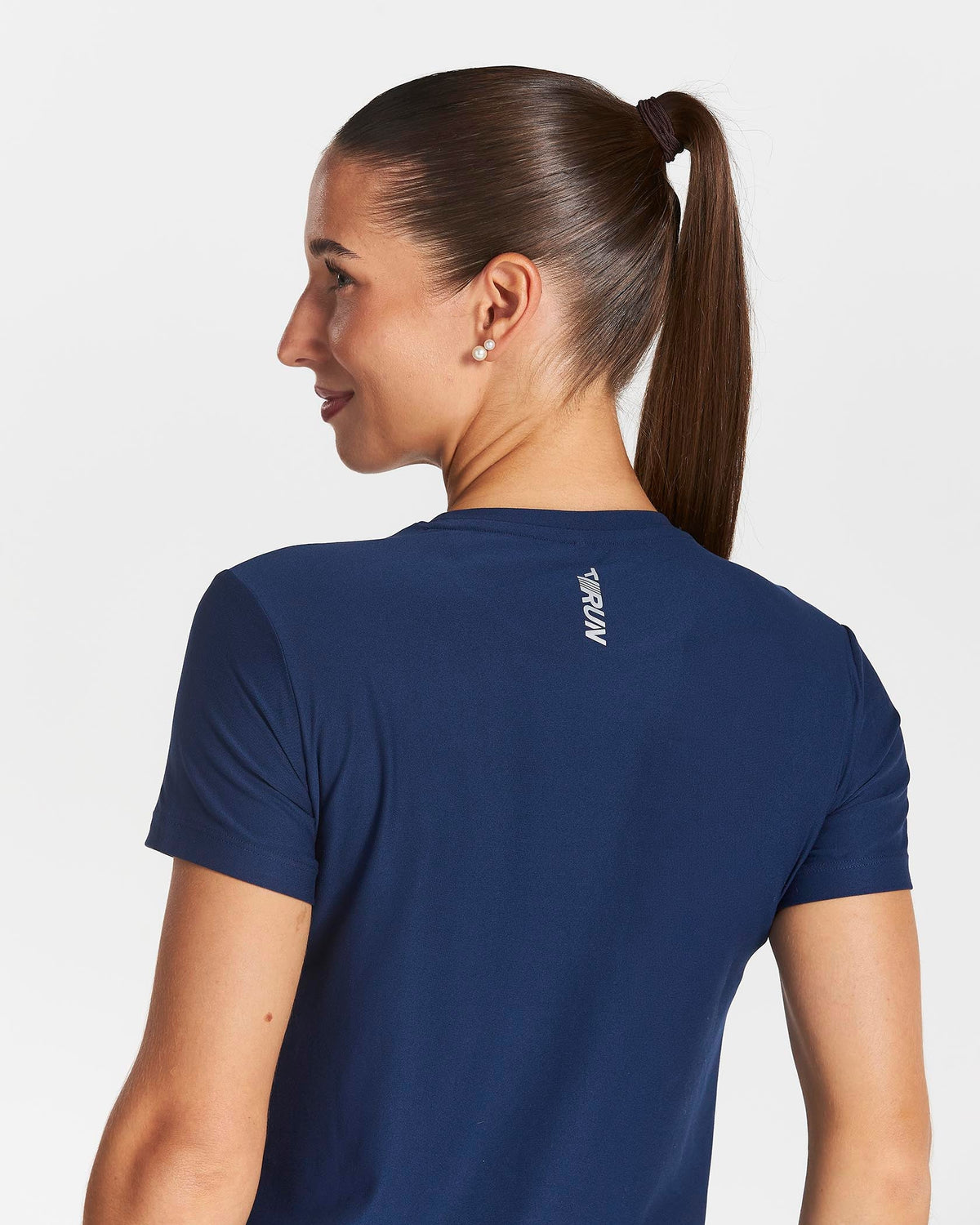 T-shirt RUN « bleu foncé »