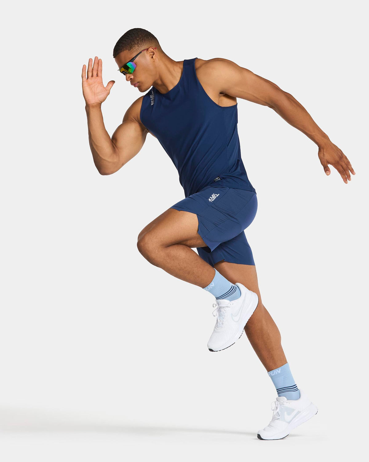 Débardeur RUN « bleu foncé »