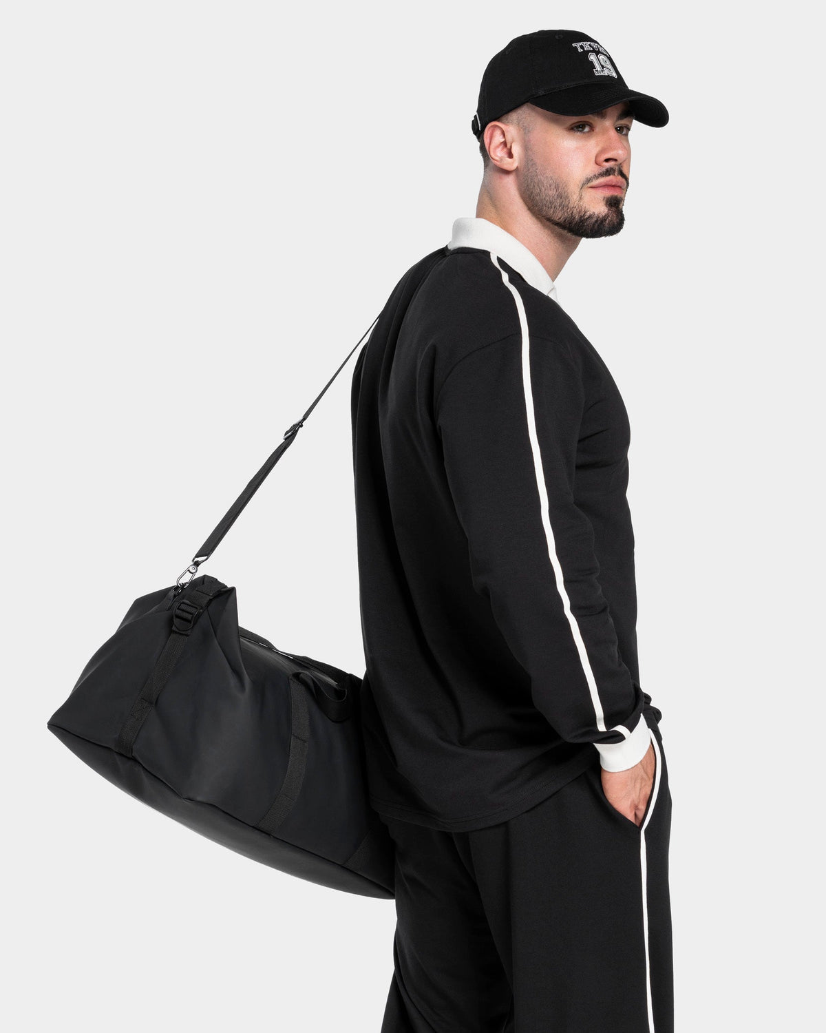 Polo à manches longues Soft « Noir »