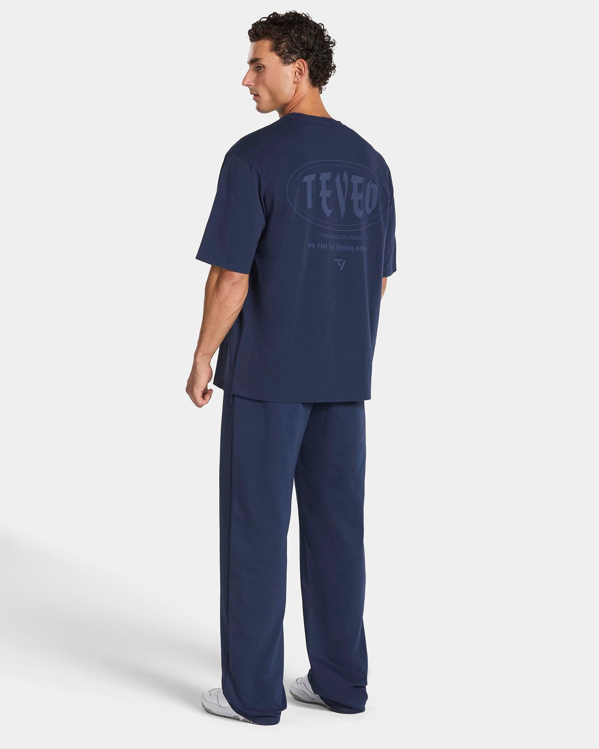 T-shirt oversize Training « Bleu foncé »