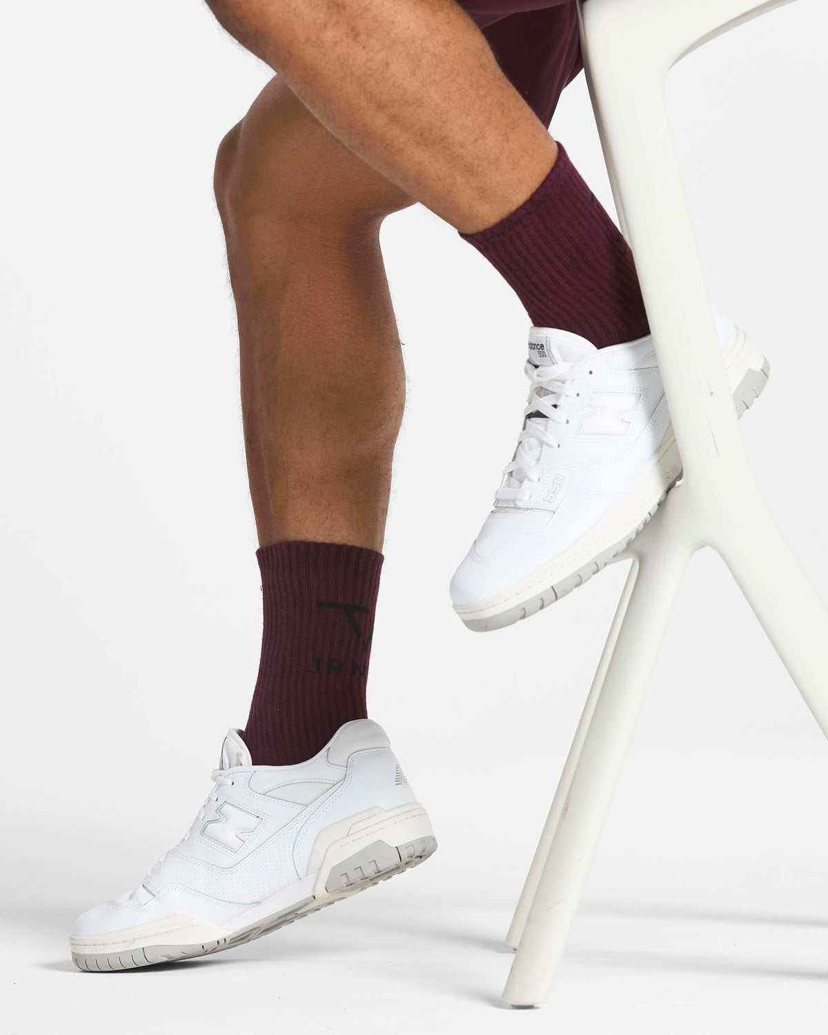 Chaussettes Training (2 paires) « Merlot »