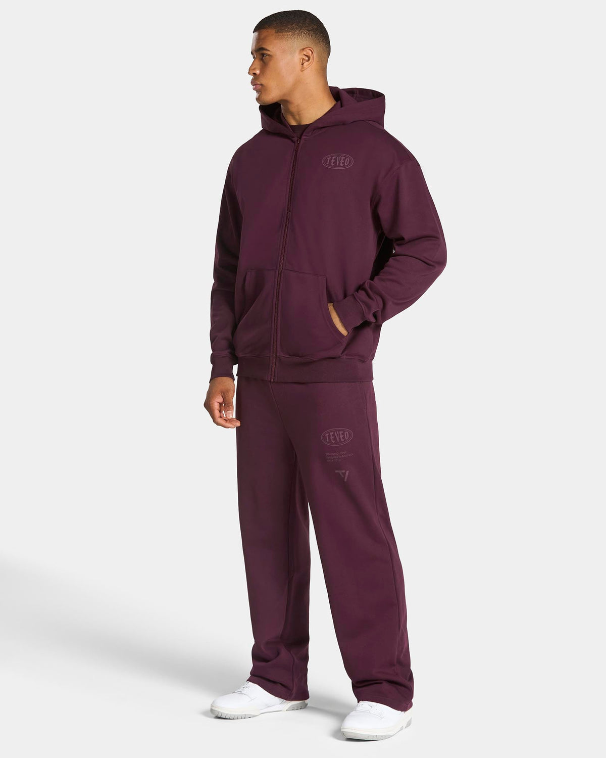 Pantalon de jogging Straight Leg Training « Merlot »