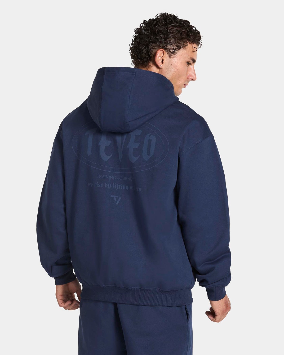Sweat à capuche zippé Training « Bleu foncé »