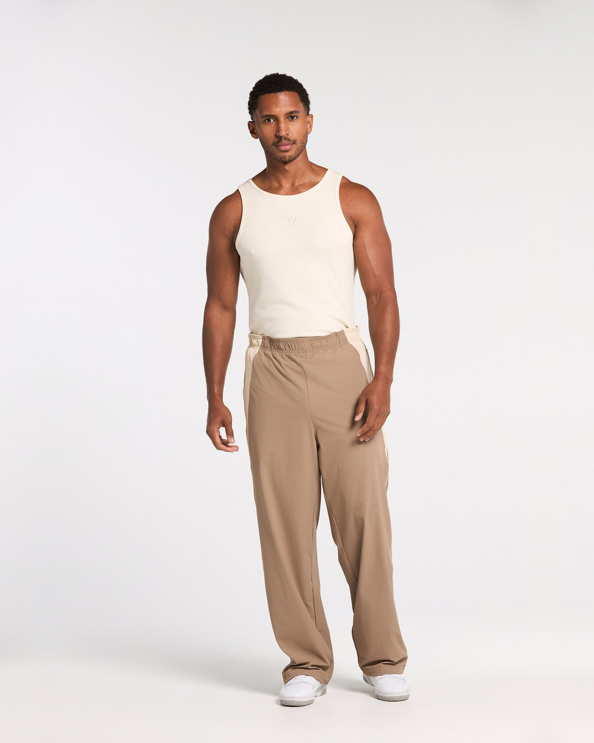 Débardeur côtelé Workout « Off White »